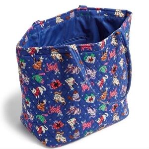 Vera Bradley Catnip Christmas Tote + Cosmetic Bag Set • NWT • Holiday Cats Print